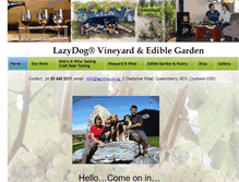 Tablet Screenshot of lazydog.co.nz